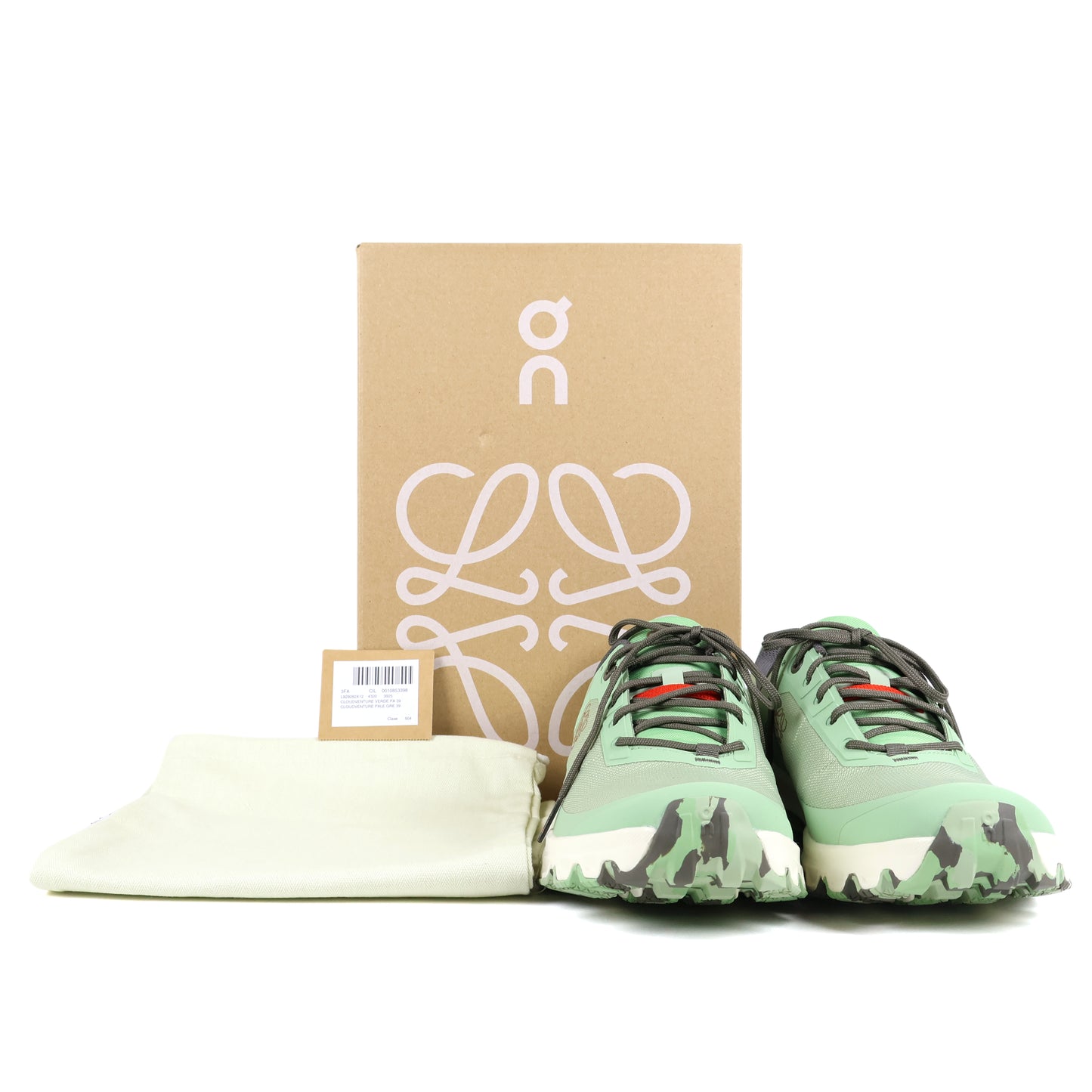 Loewe x On Cloudventure Palido Pale Green 39