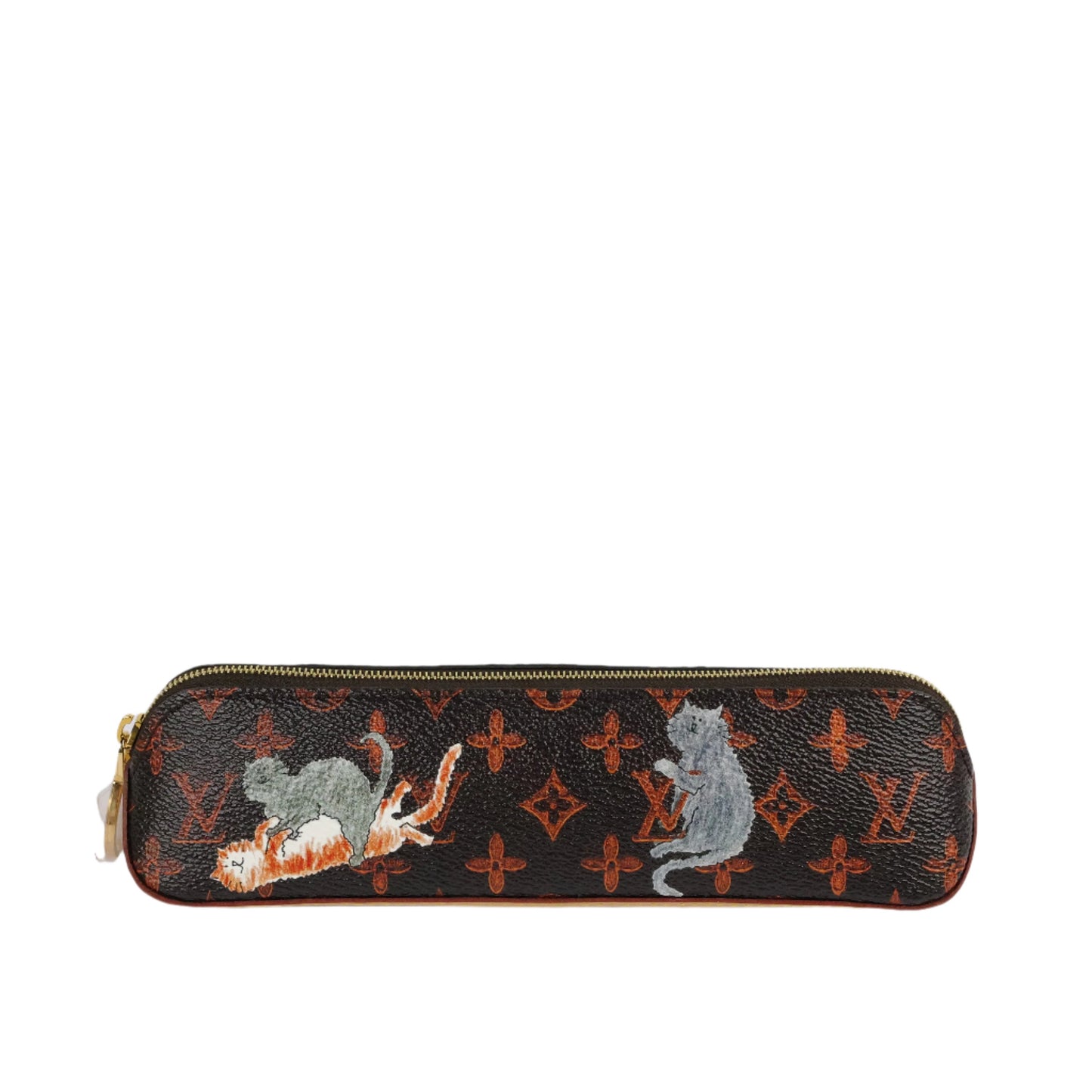 LV Catogram Elizabeth Pouch Orange Marron