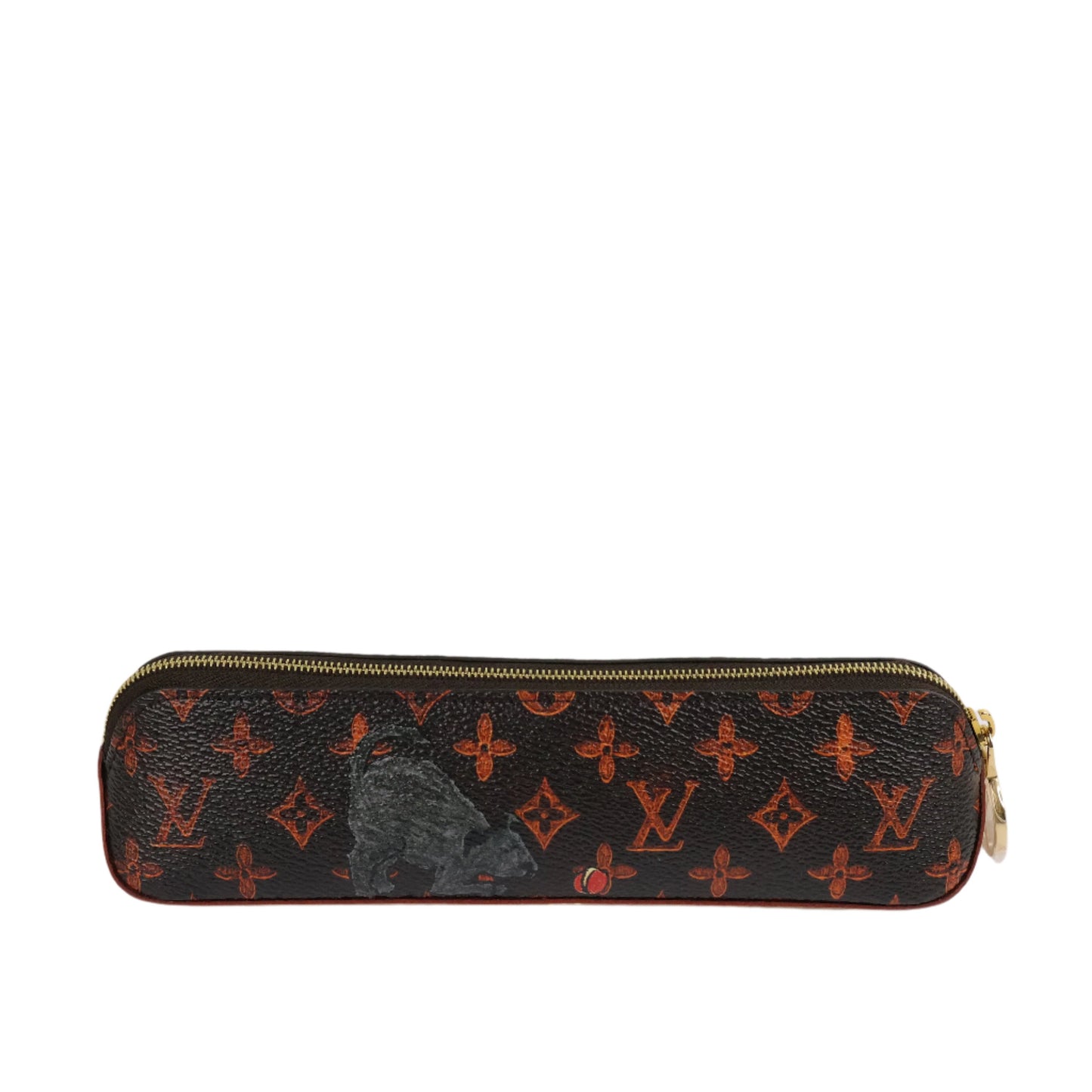 LV Catogram Elizabeth Pouch Orange Marron