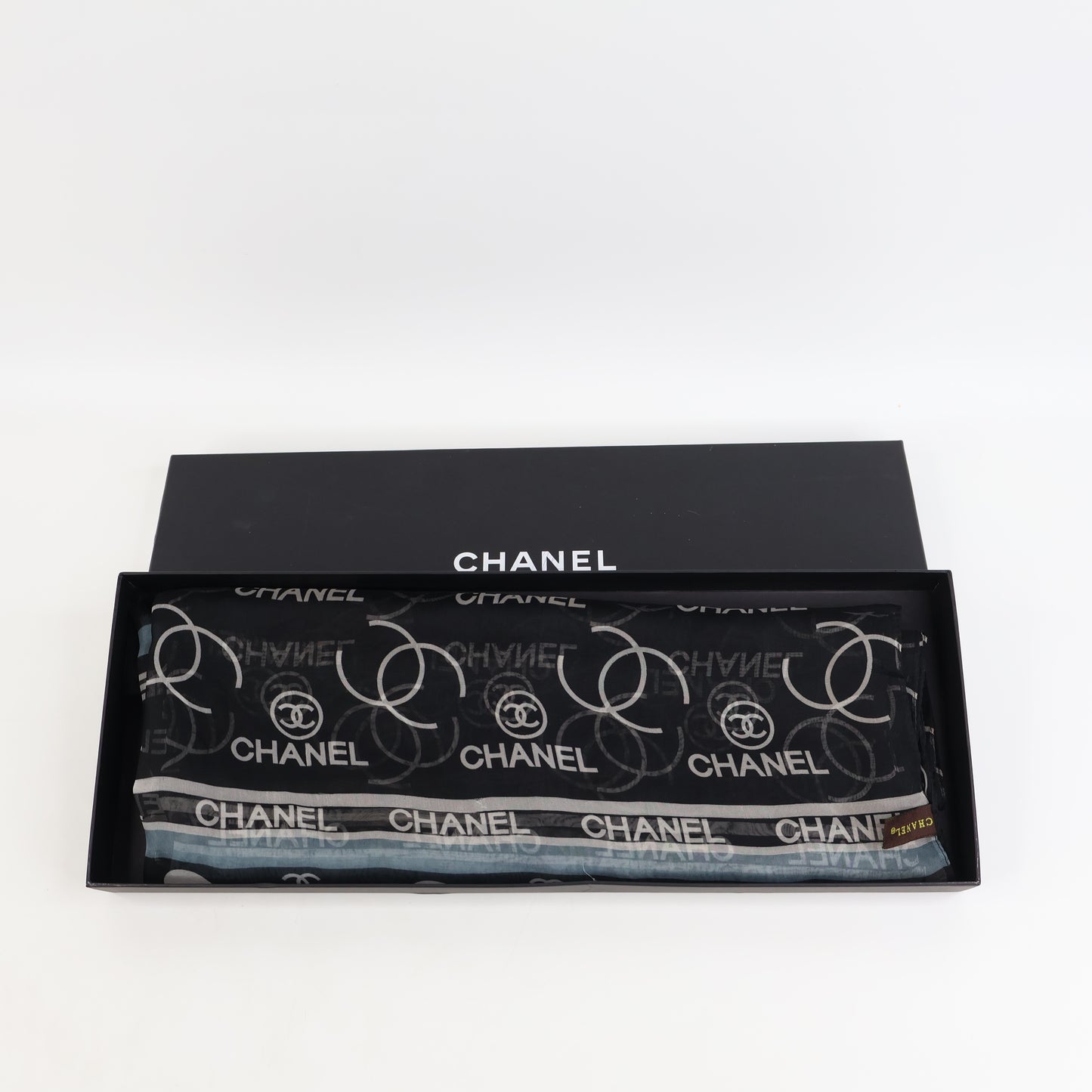 Chanel Scarf Silk CC Chanel