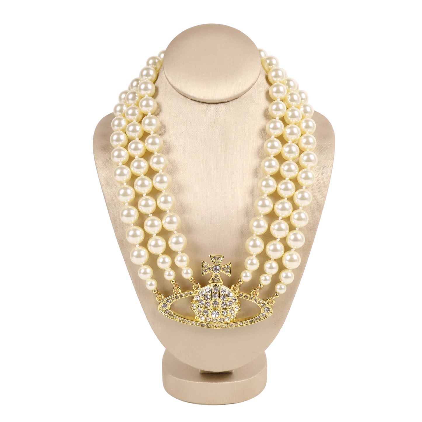 Vivienne Westwood Necklace Pearl Crystal