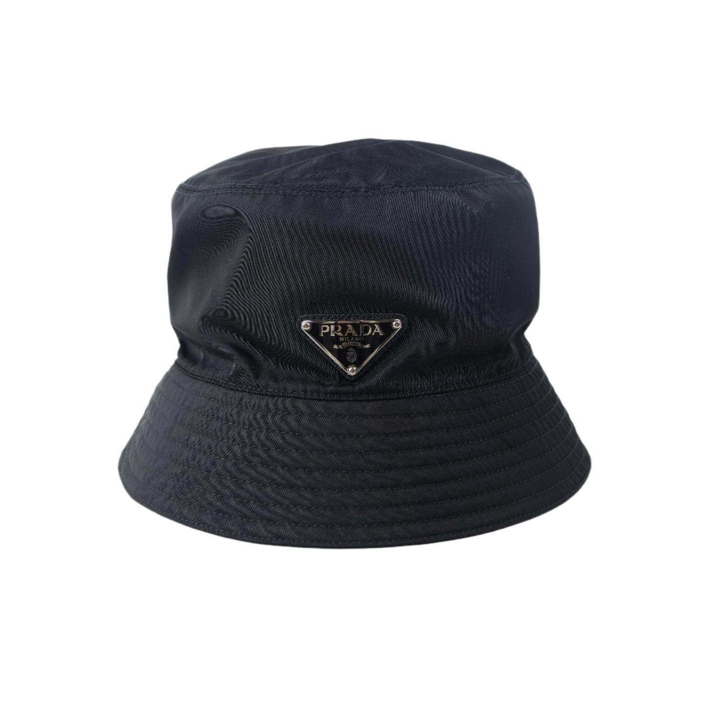 Prada Bucket Hat Black Nylon XL