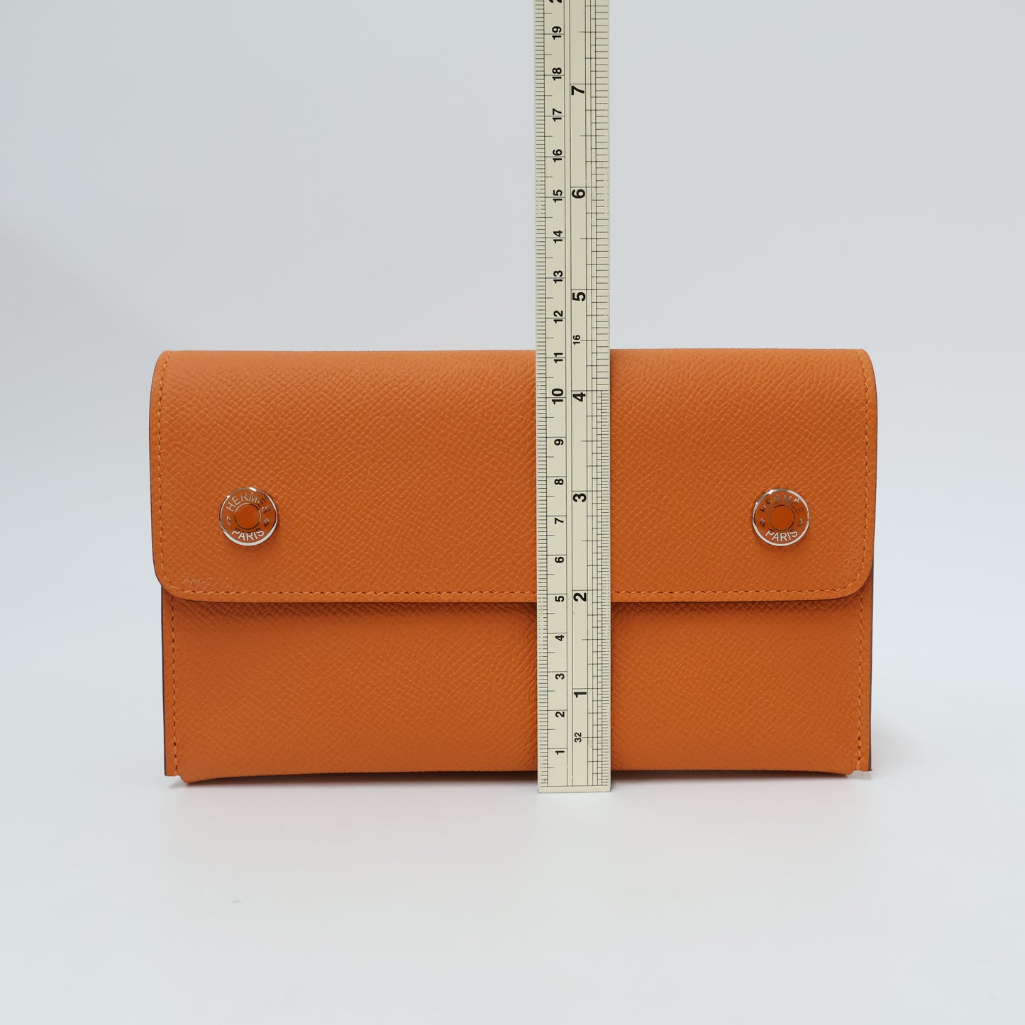 Hermes Snap Wallet Orange