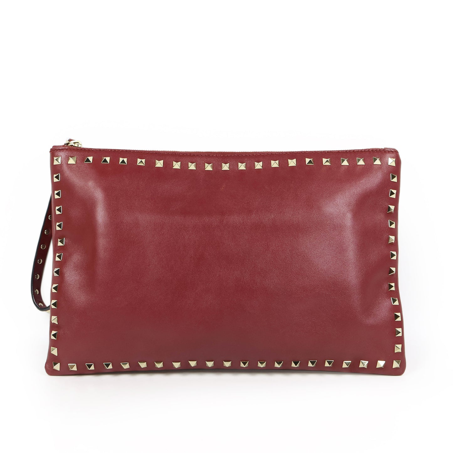 Valentino Clutch Large Burgundy