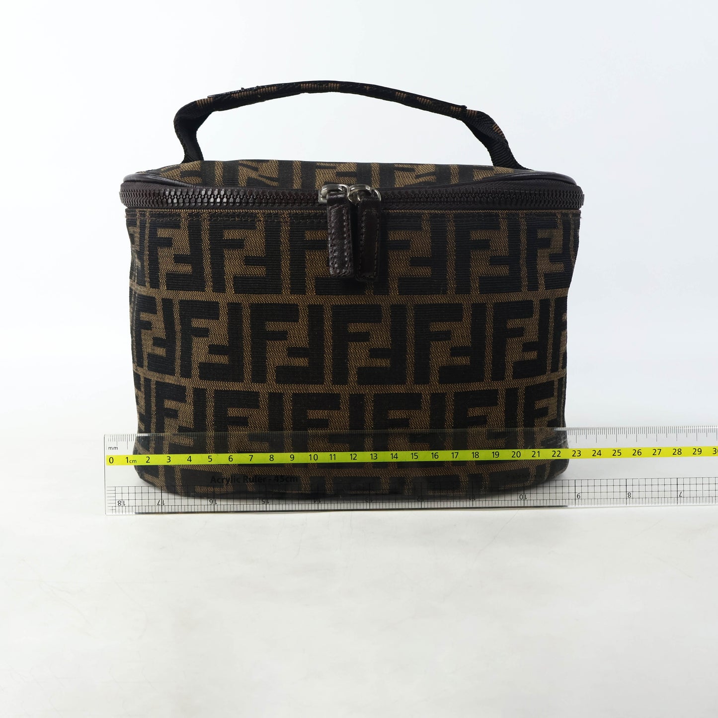 Fendi Vanity Case Zucca Brown