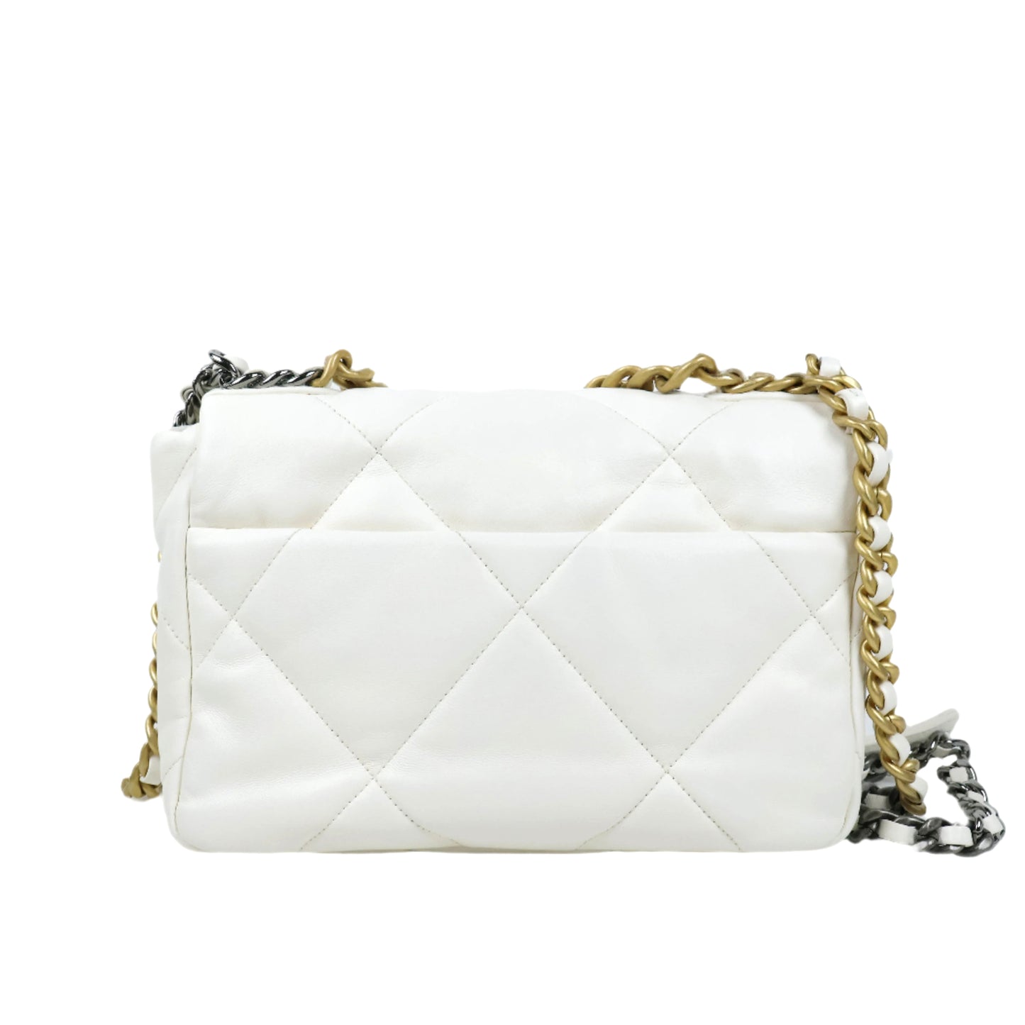 Chanel 19 (26 cm) White