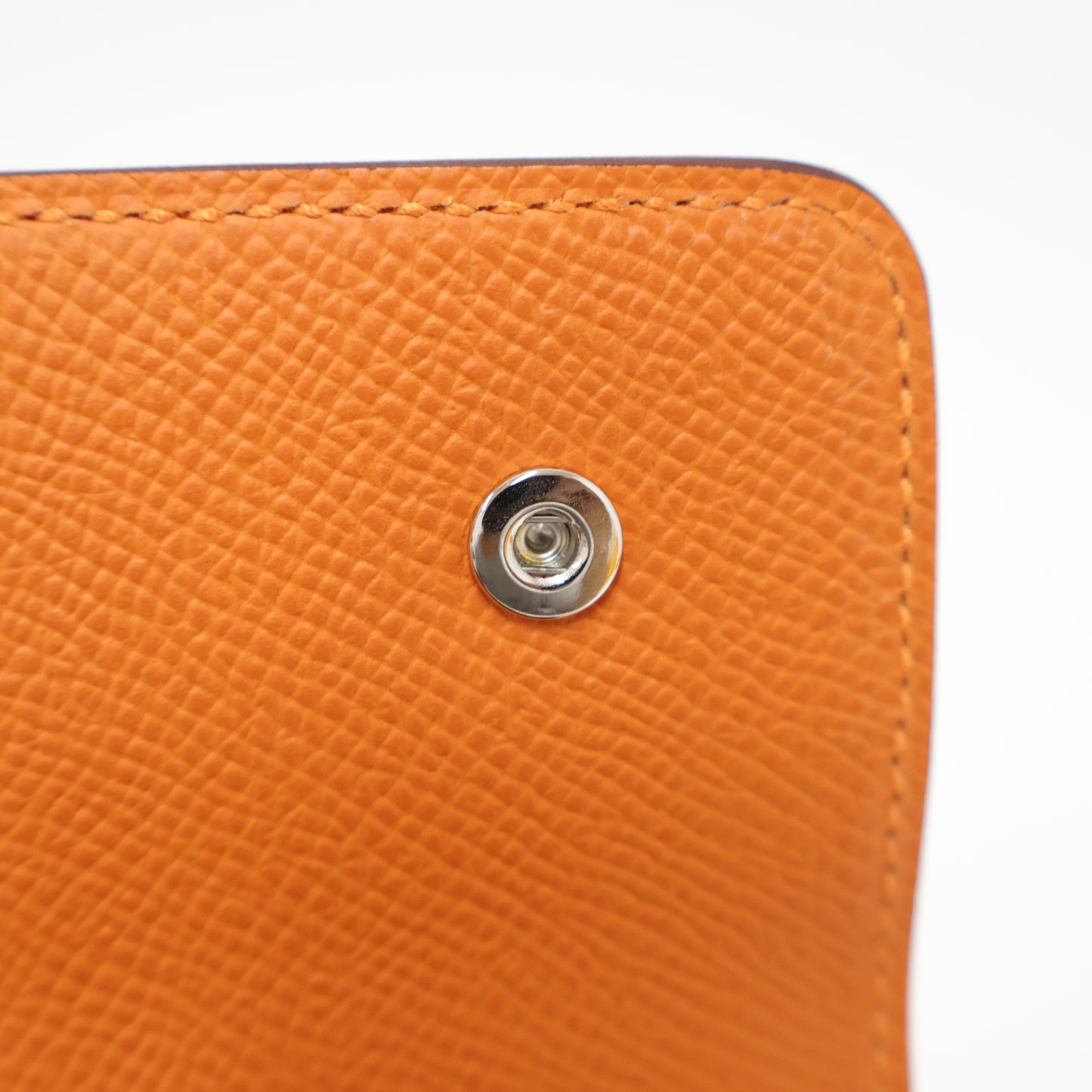 Hermes Snap Wallet Orange