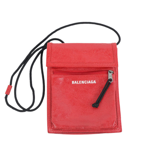 Balenciaga Explorer Pouch Strap Red