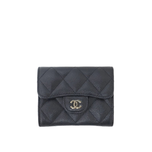 Chanel Classic Wallet On Chain Caviar Black GHW