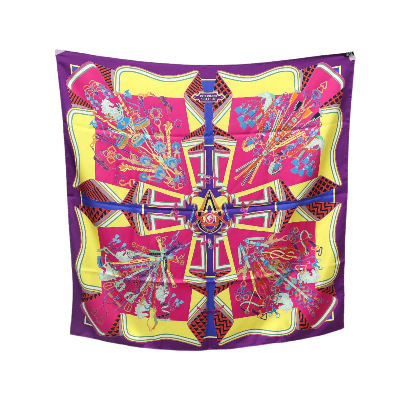 Hermes Scarf 90x90 CM Bouquets Sellier Silk