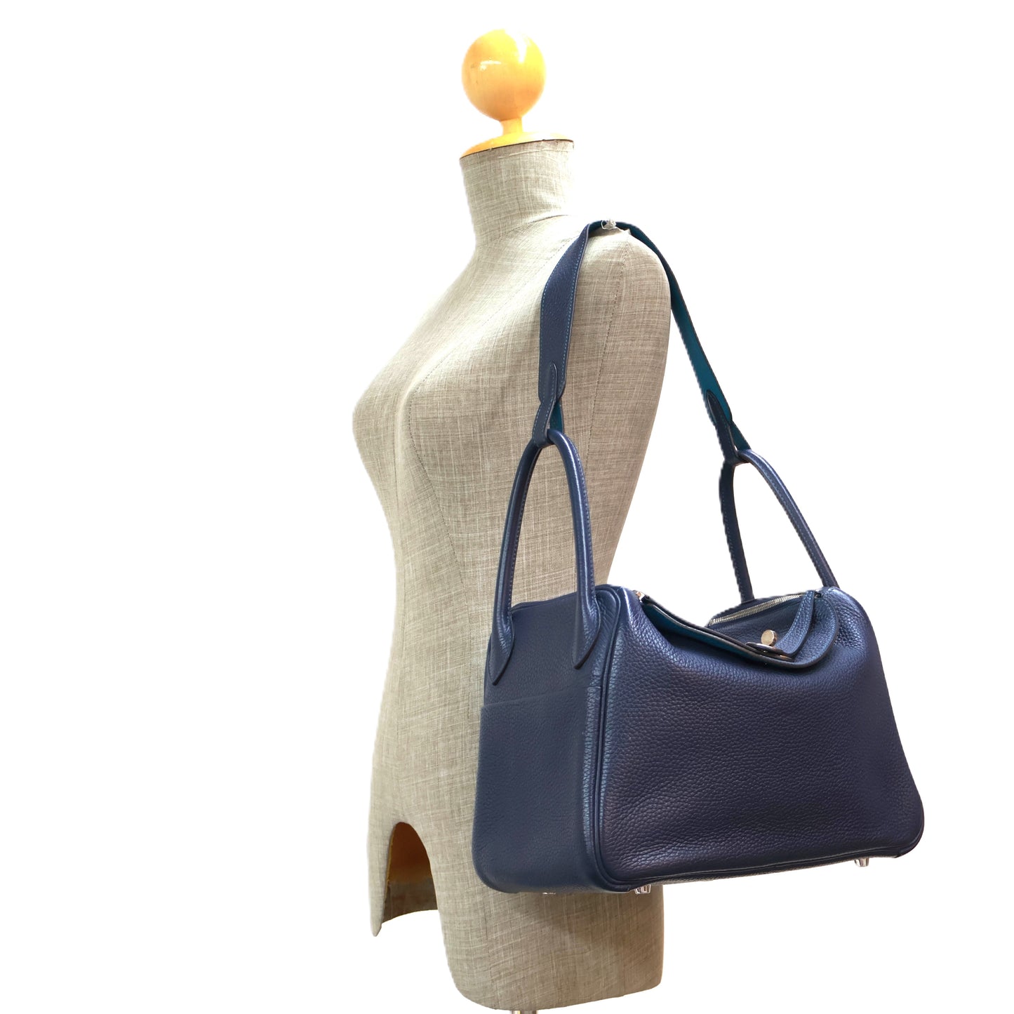 Hermes Lindy30 Eclat blue Saphir/Blue Izmir