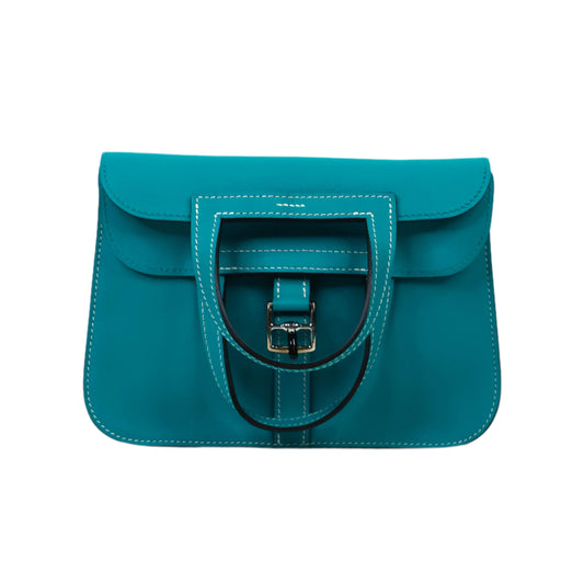 Hermes Halzan Mini Blue Paon Swift