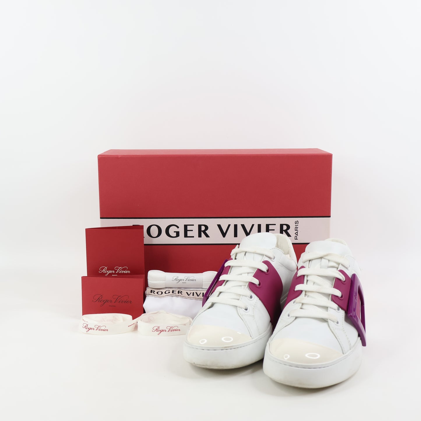 Roger Vivier Sneakers White Pink