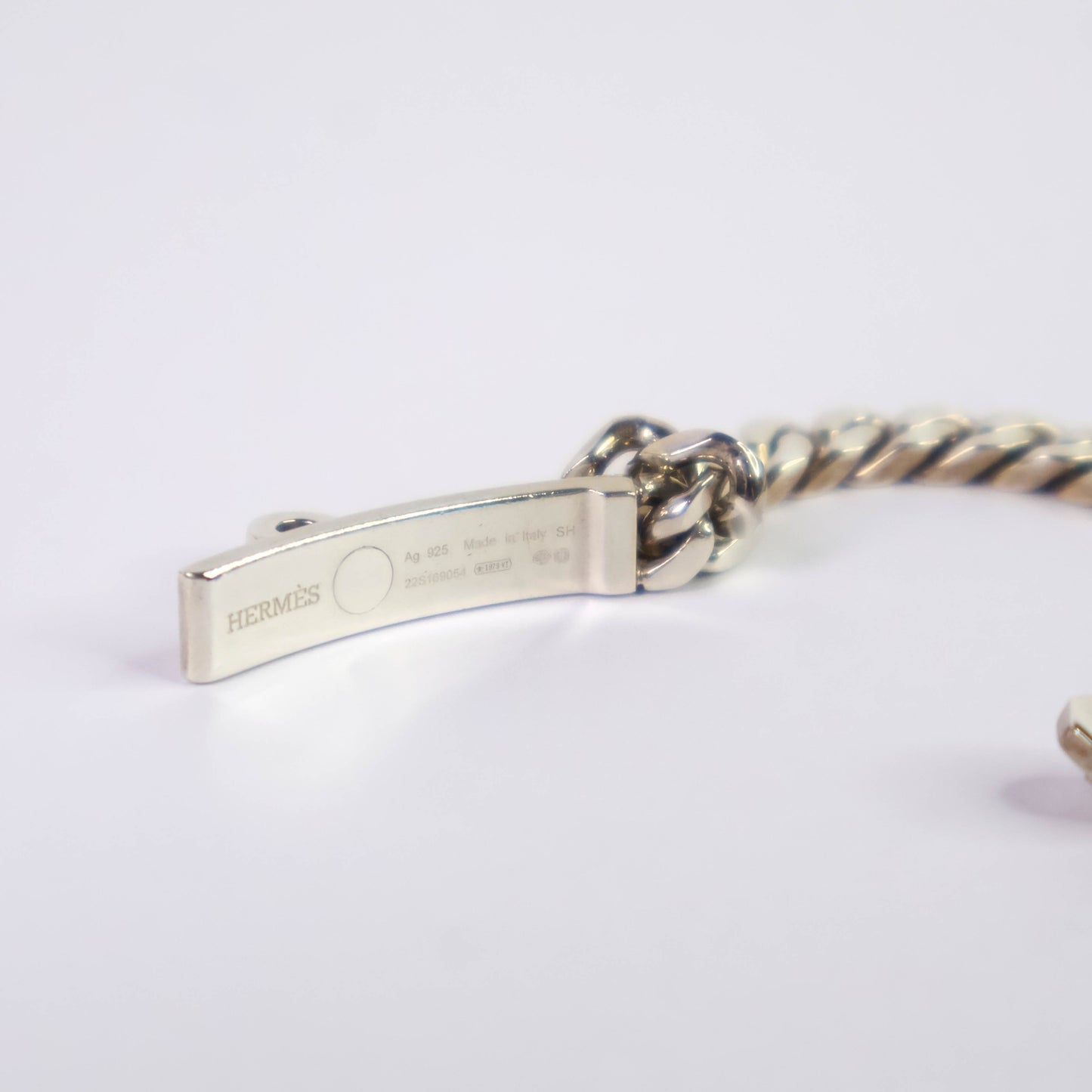 Hermes Bracelet Kelly Chain Silver