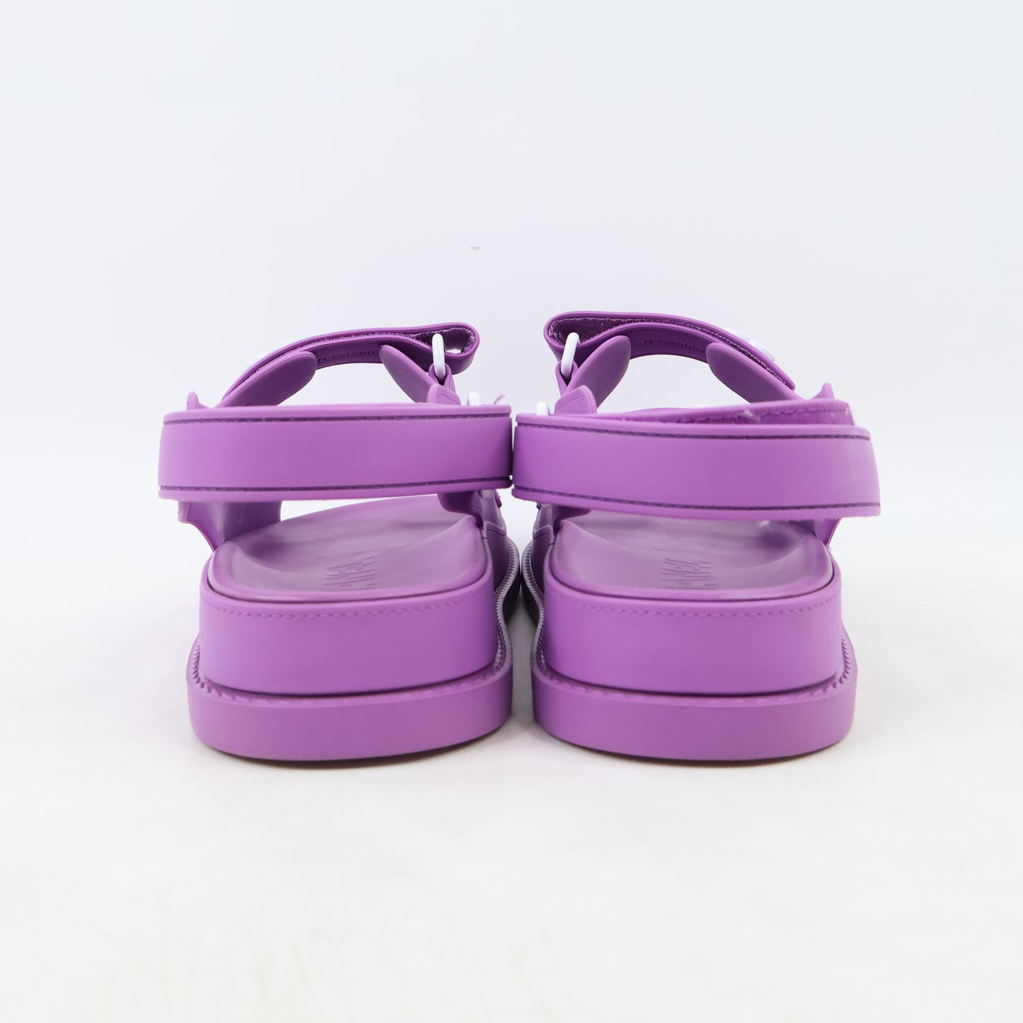 Chanel Sandals Rubber Purple 37