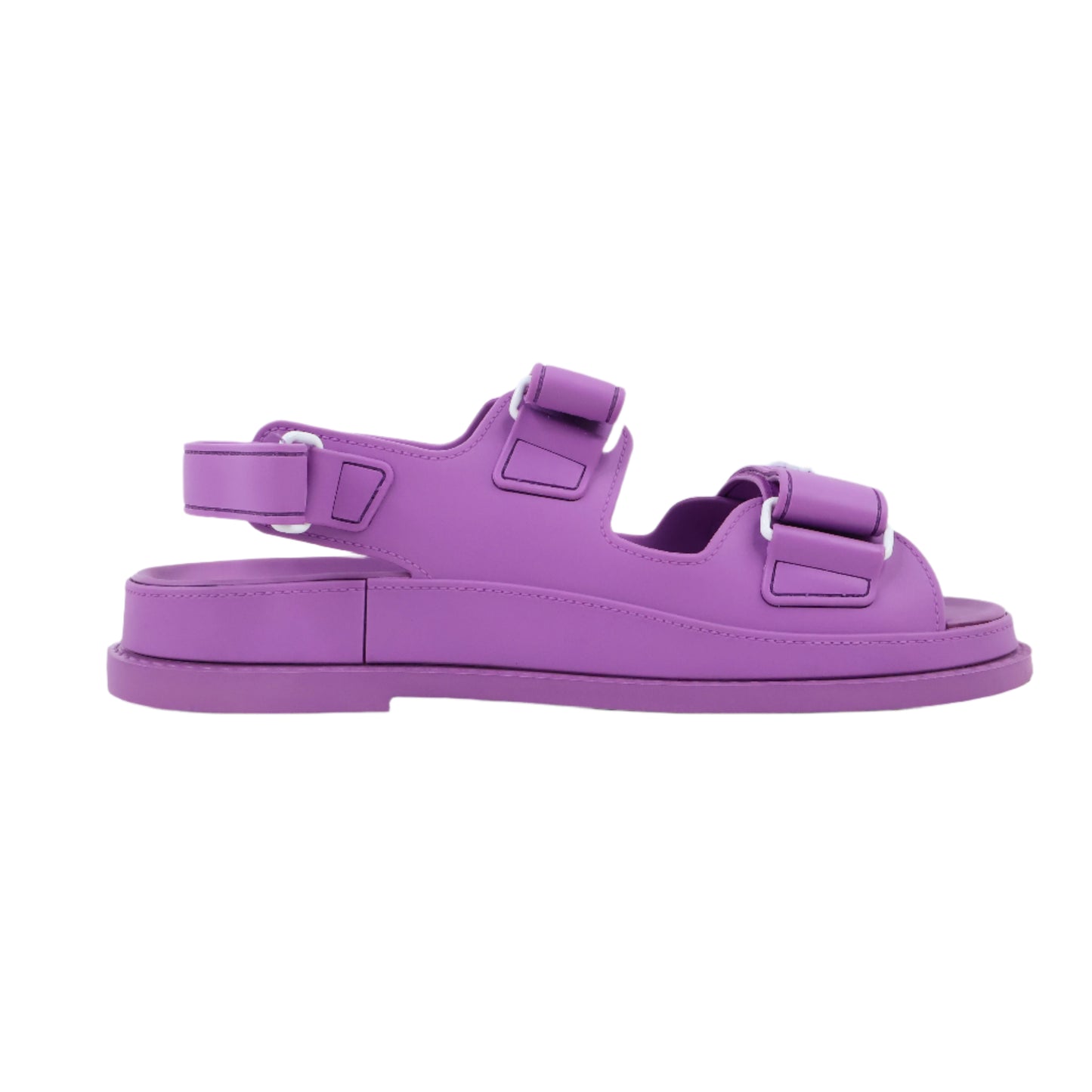 Chanel Sandals Rubber Purple 37