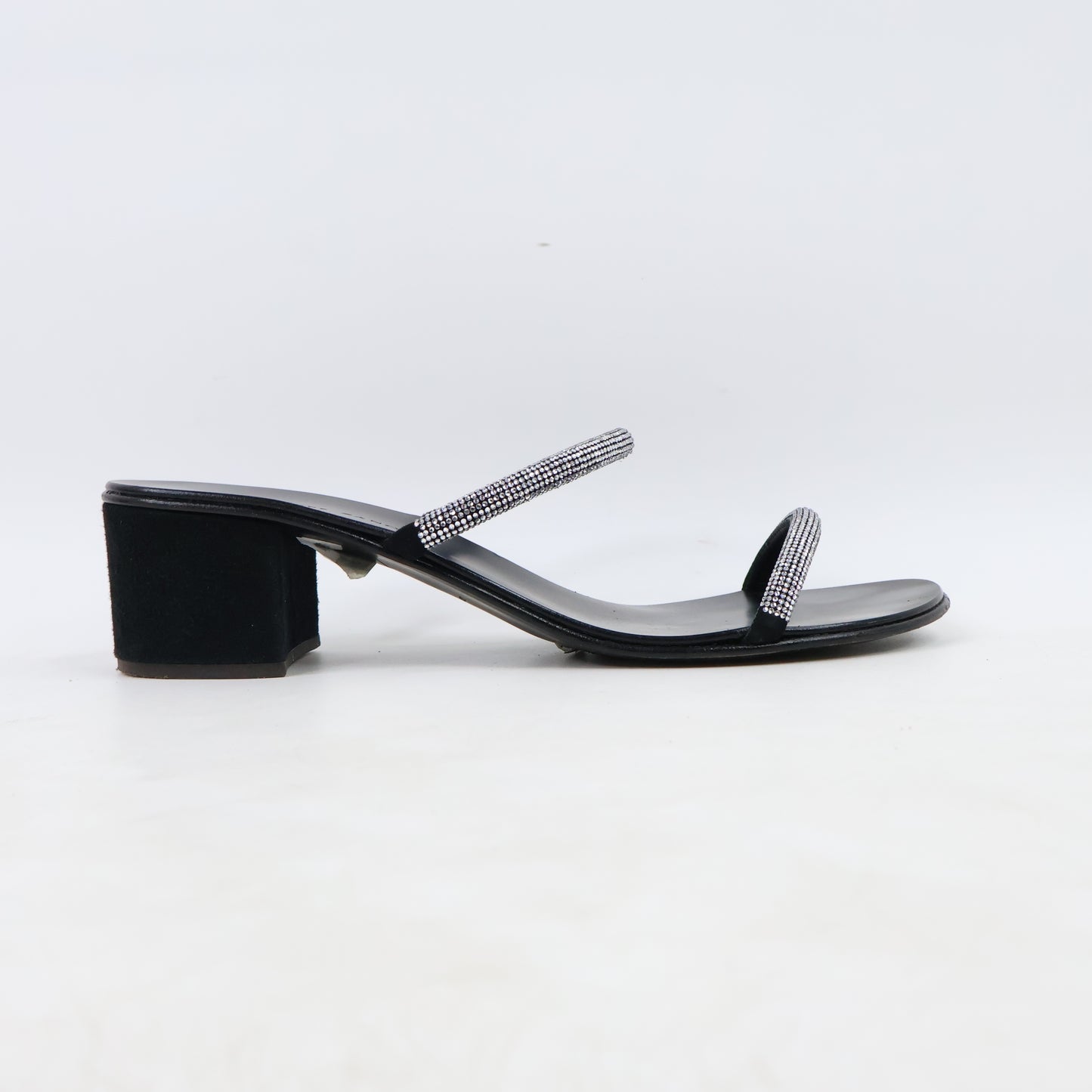 Giuseppe Zanotti Sandals Black Crystal 38