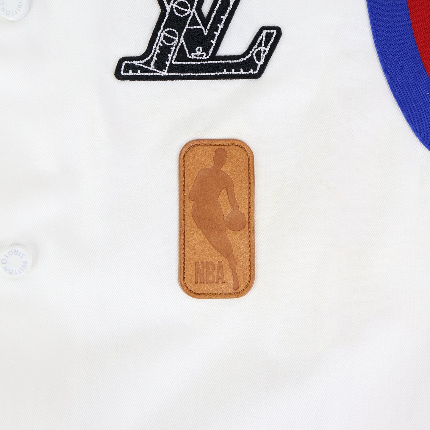 Louis Vuitton x NBA Shirt White Blue/Red