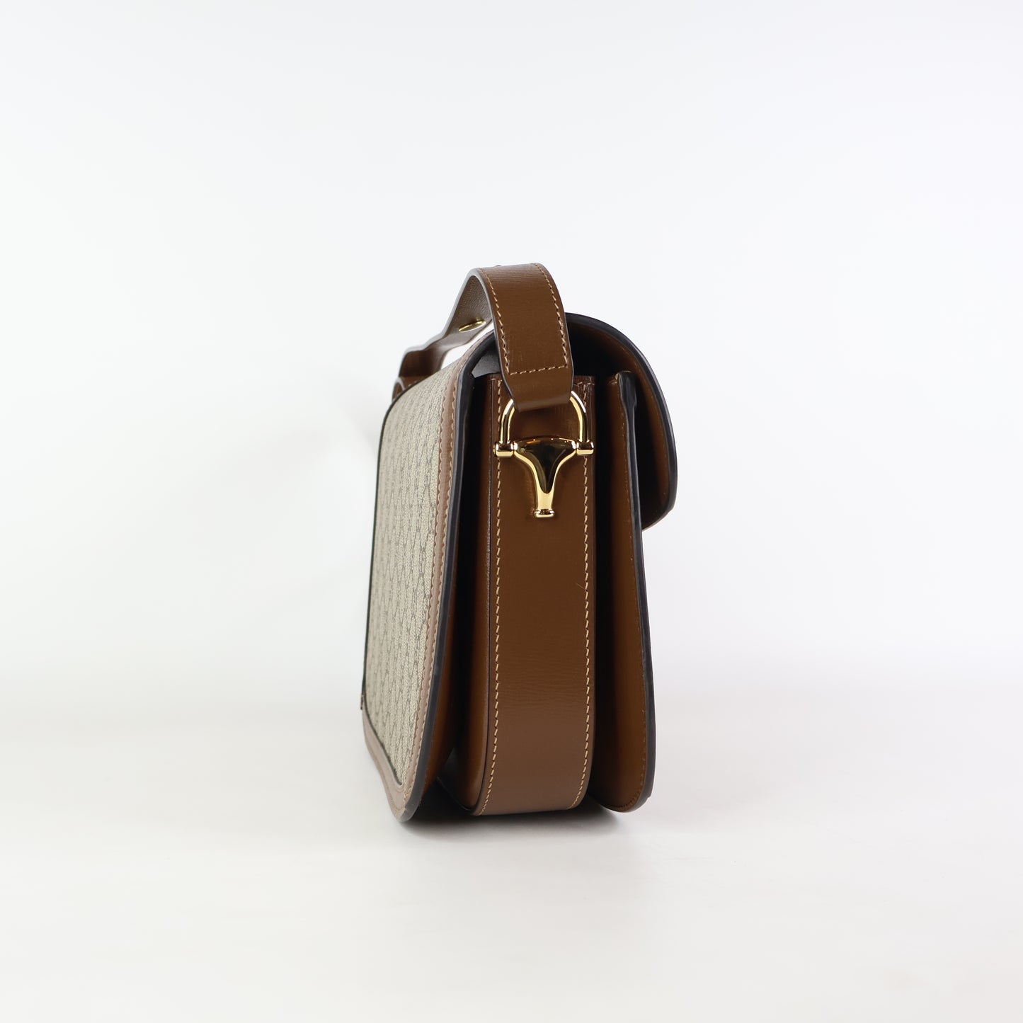 Gucci Horsebit 1955 Shoulder Brown