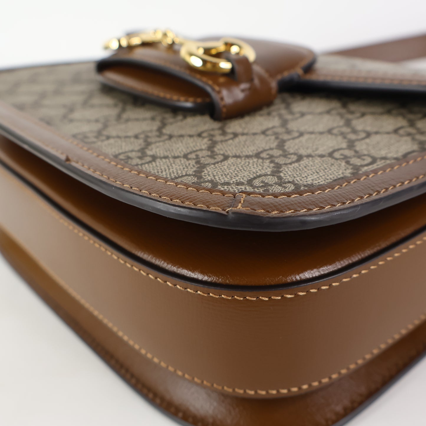 Gucci Horsebit 1955 Shoulder Brown