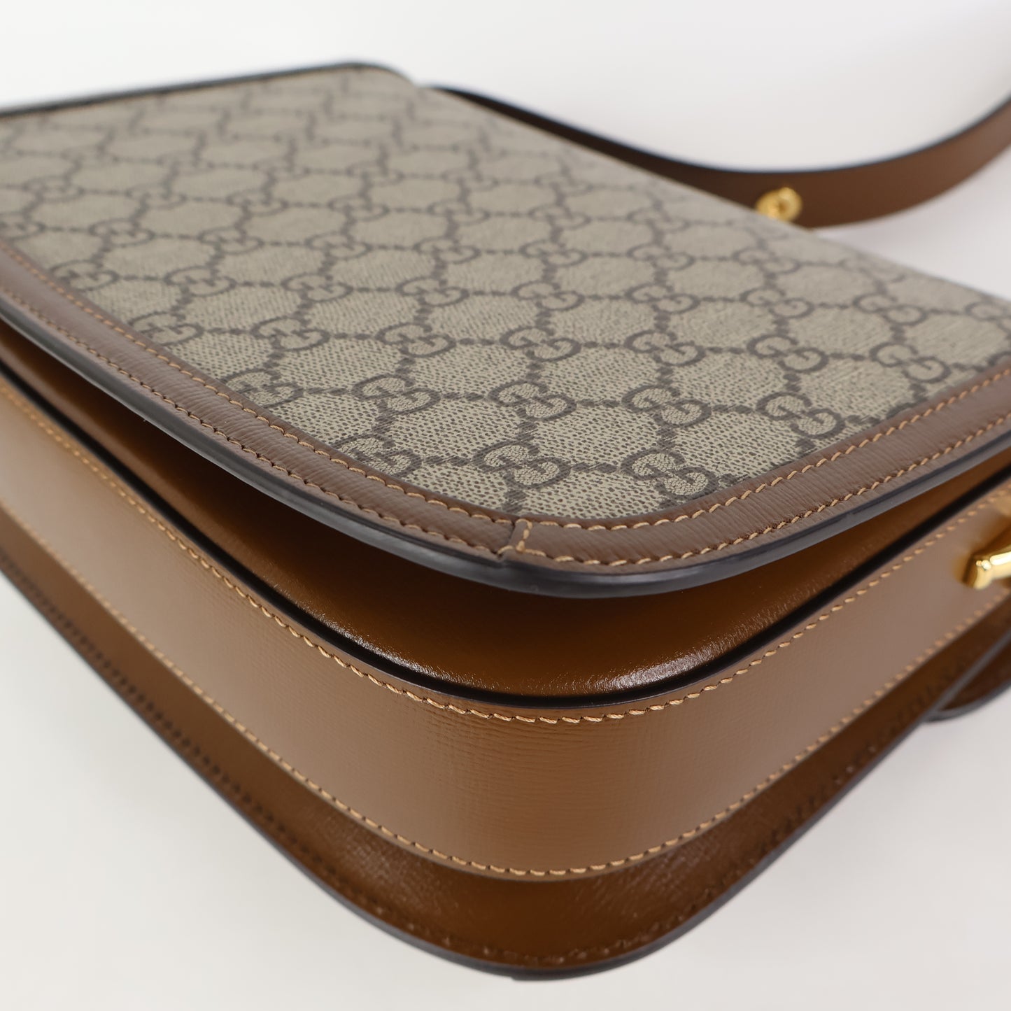 Gucci Horsebit 1955 Shoulder Brown