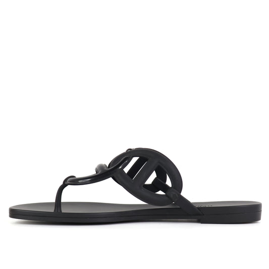 Hermes Sandals Jelly Black