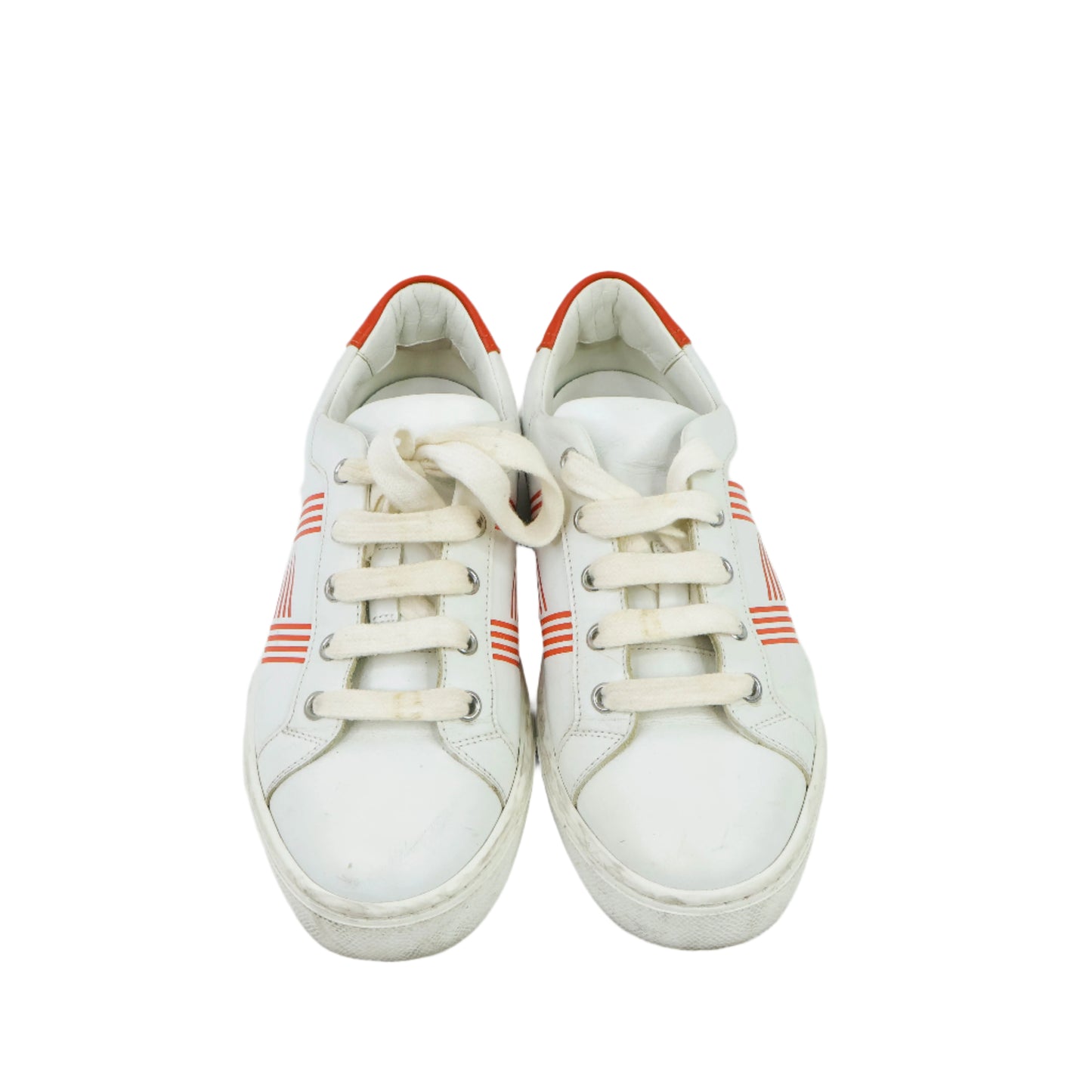 Hermes Avantage Sneakers White/Orange 37