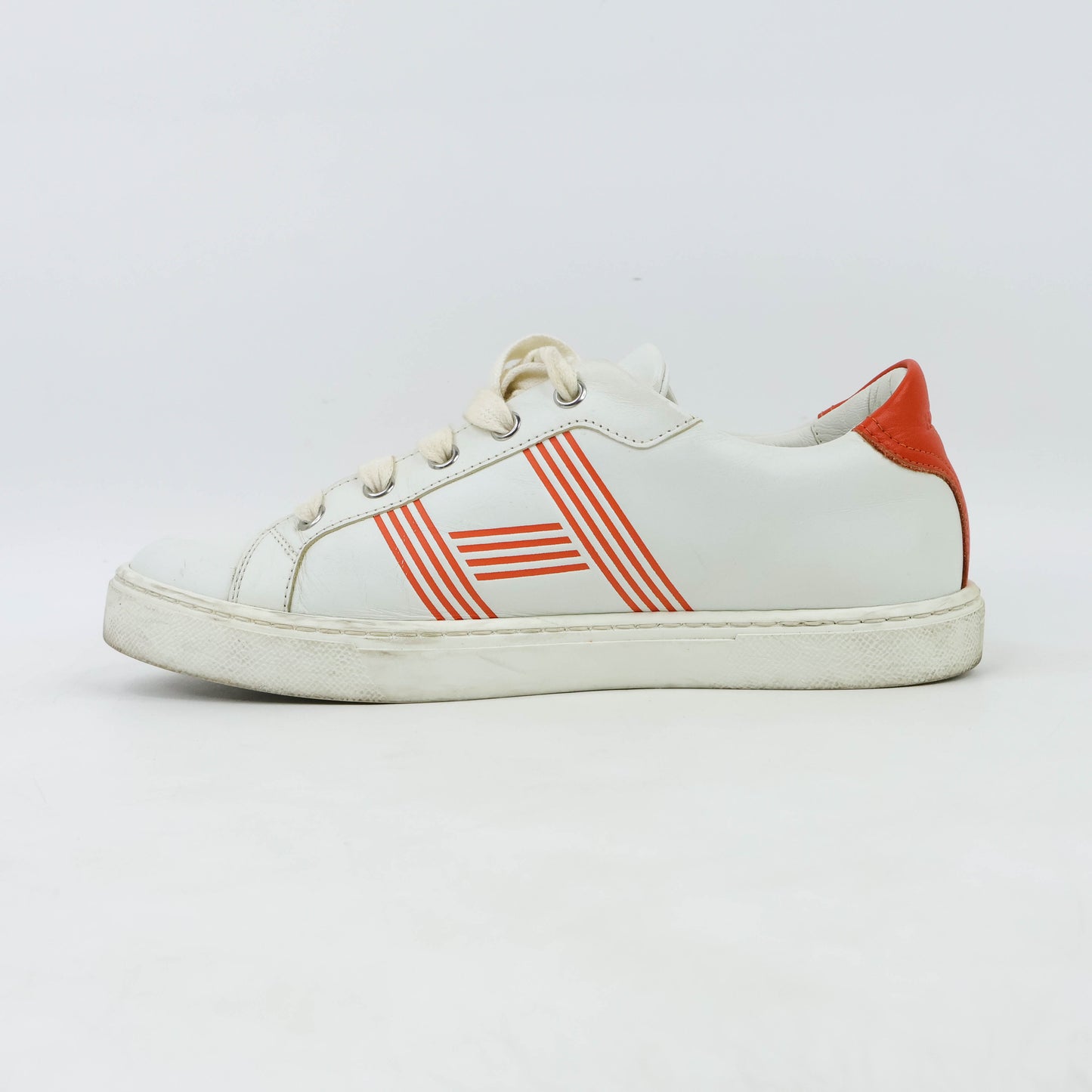 Hermes Avantage Sneakers White/Orange 37