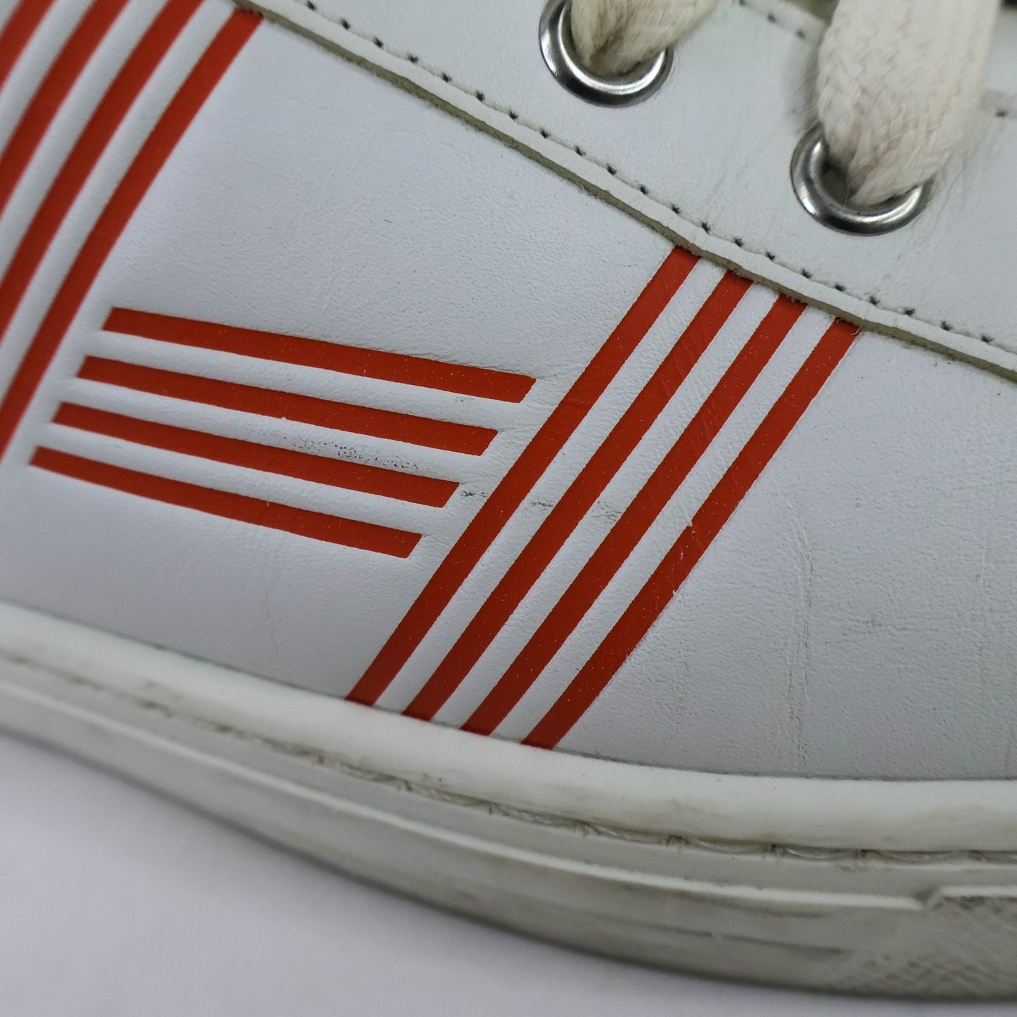 Hermes Avantage Sneakers White/Orange 37