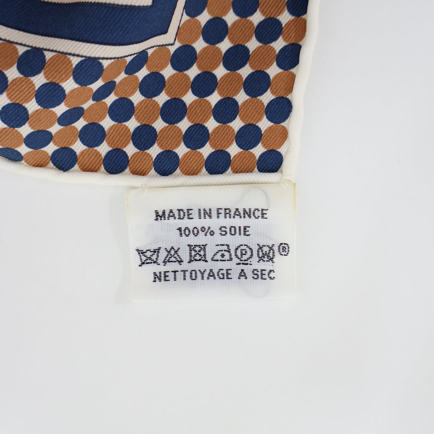 Hermes Scarf 75 "Carrick A Pompe" Orange