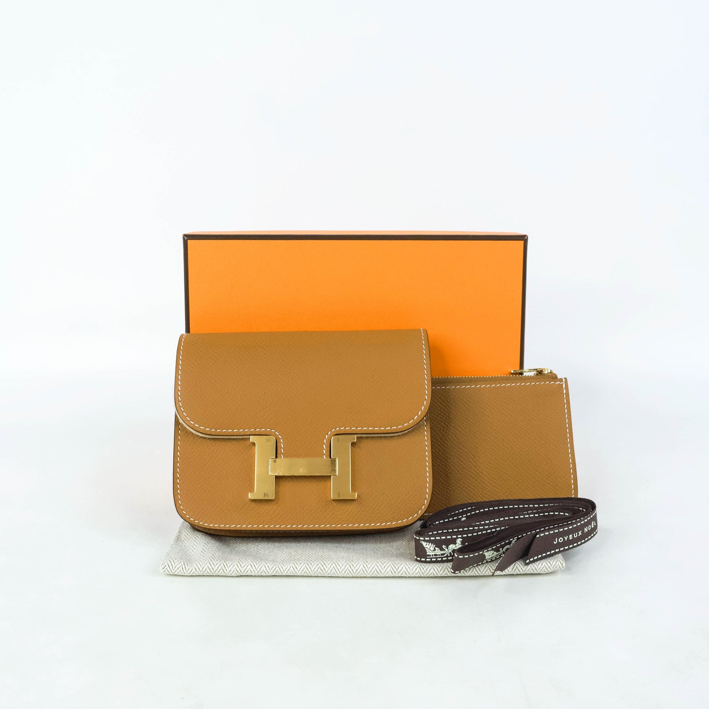 Hermes Constance Slim Epsom Gold GHW