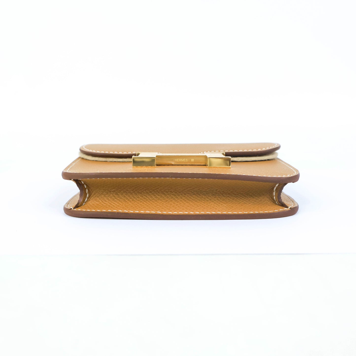 Hermes Constance Slim Epsom Gold GHW