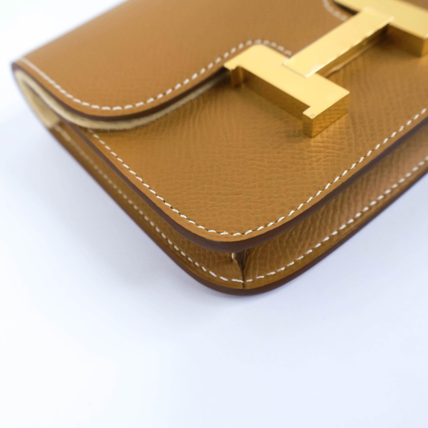 Hermes Constance Slim Epsom Gold GHW