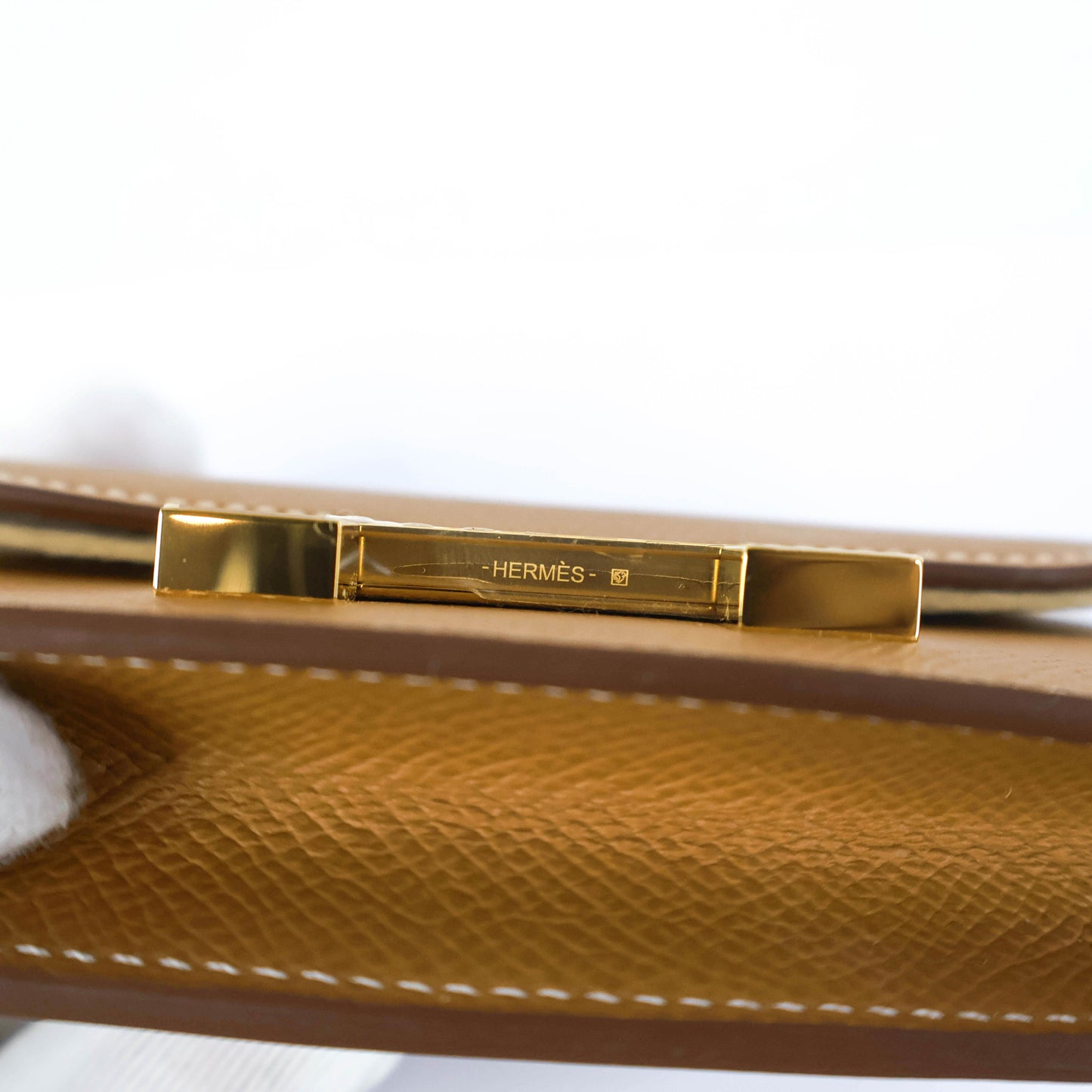 Hermes Constance Slim Epsom Gold GHW