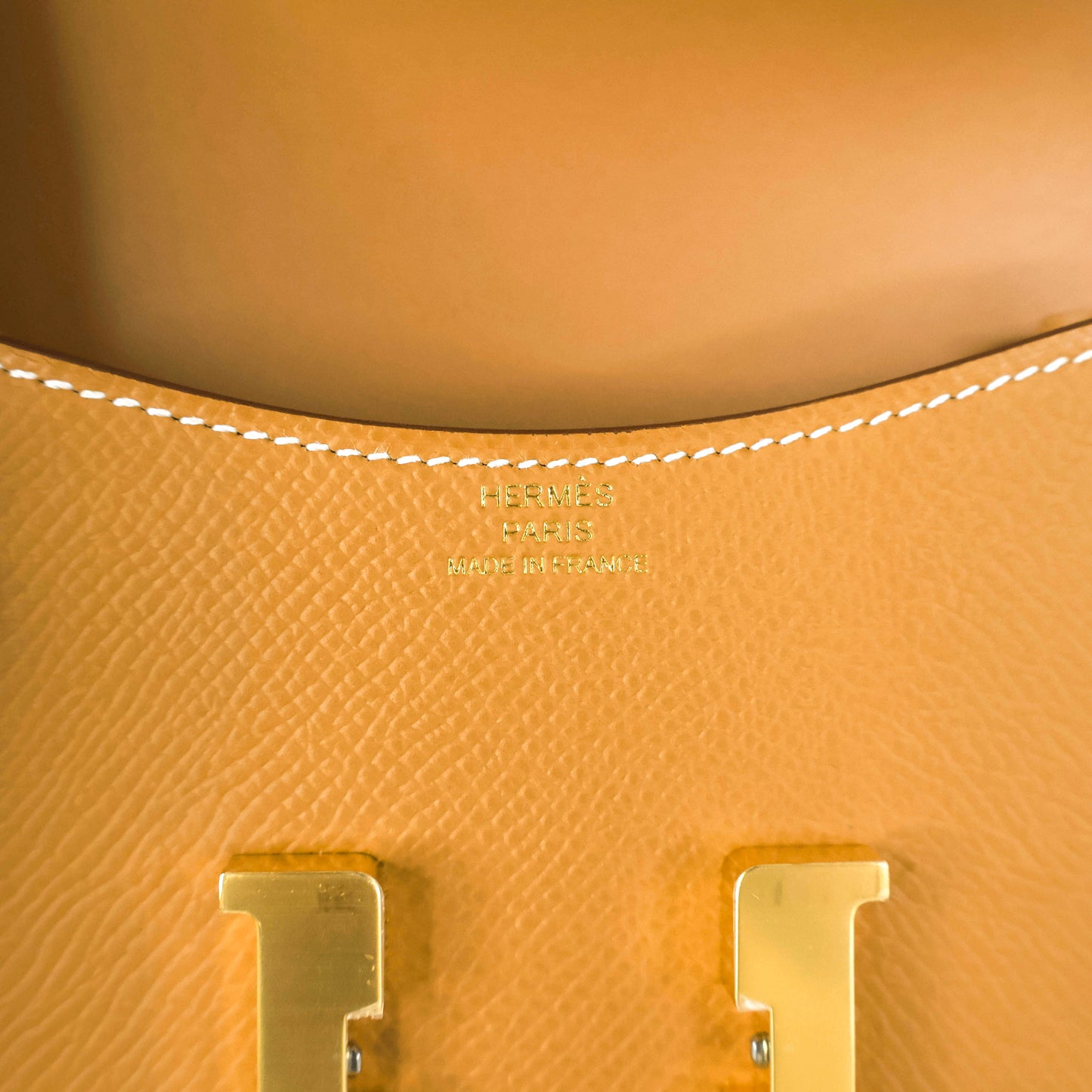 Hermes Constance Slim Epsom Gold GHW