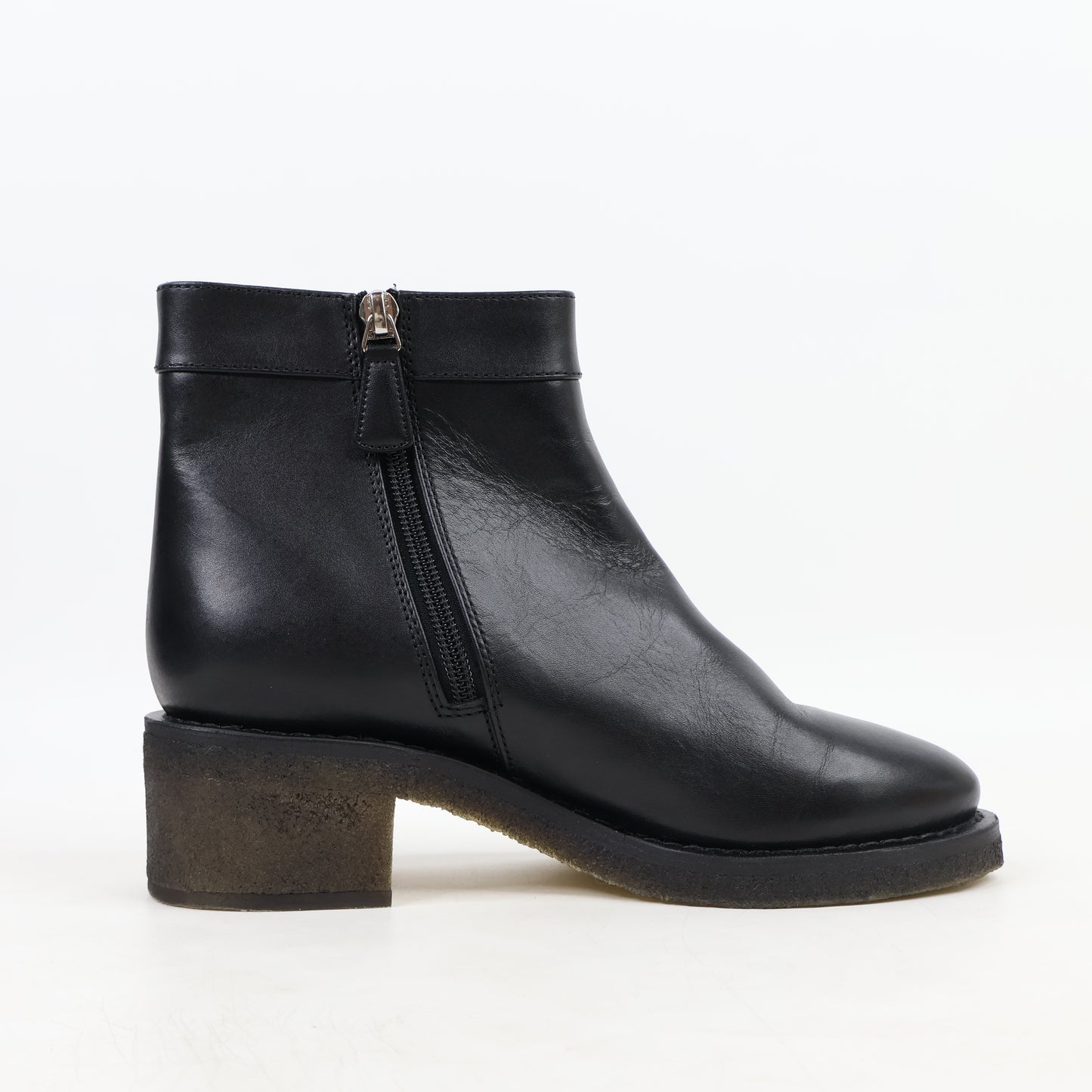 Chanel Ankle Boots Black CC Turnlock 36