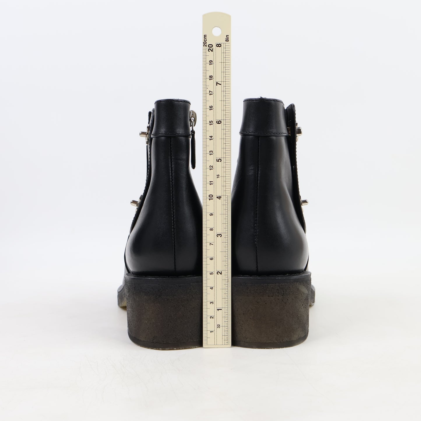 Chanel Ankle Boots Black CC Turnlock 36