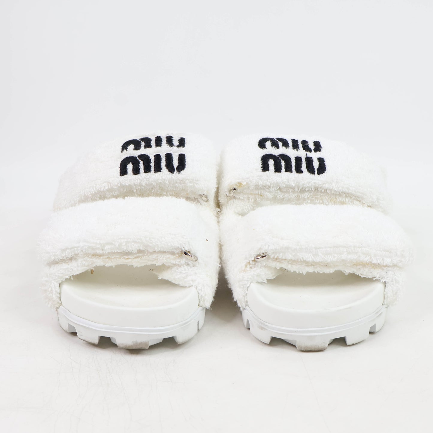 Miu Miu Sandals Terry Cloth 36