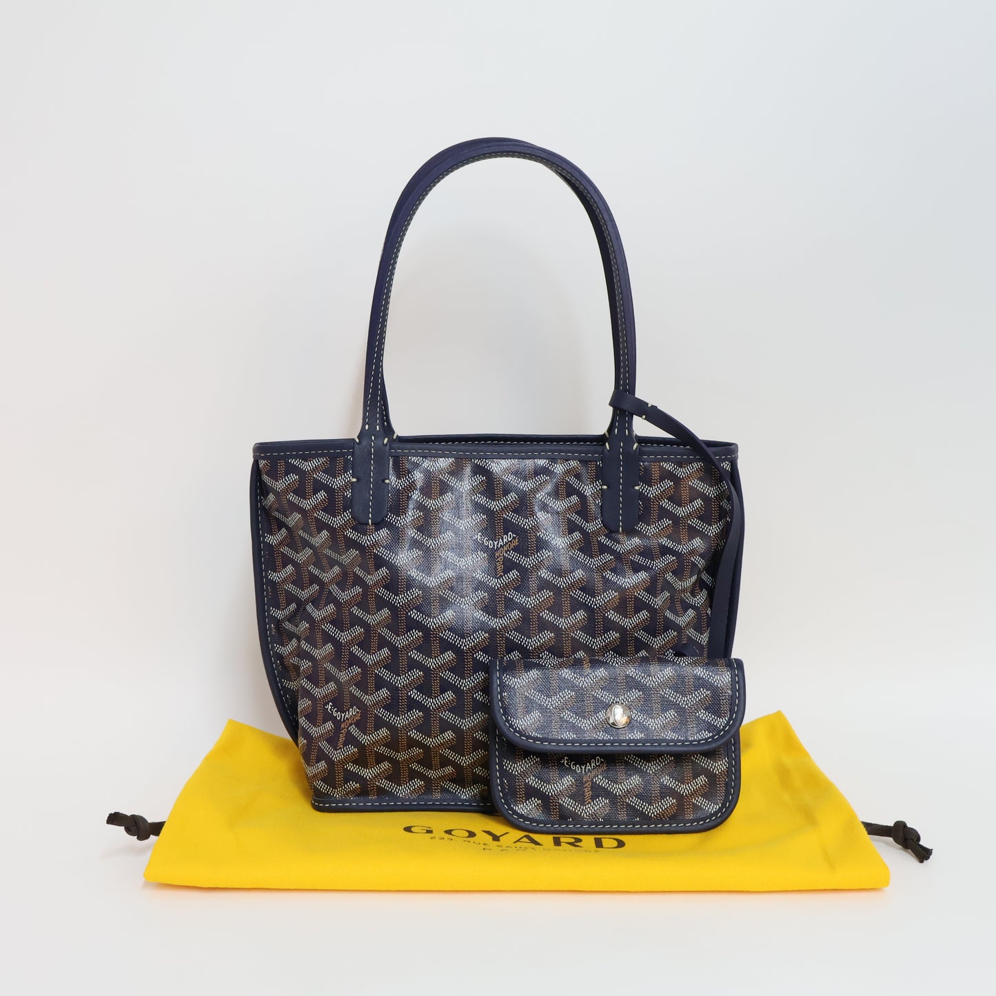 Goyard Anjou Mini Navy