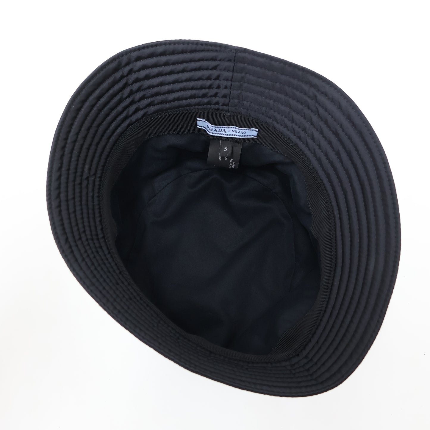 Prada Bucket Hat Nylon Black