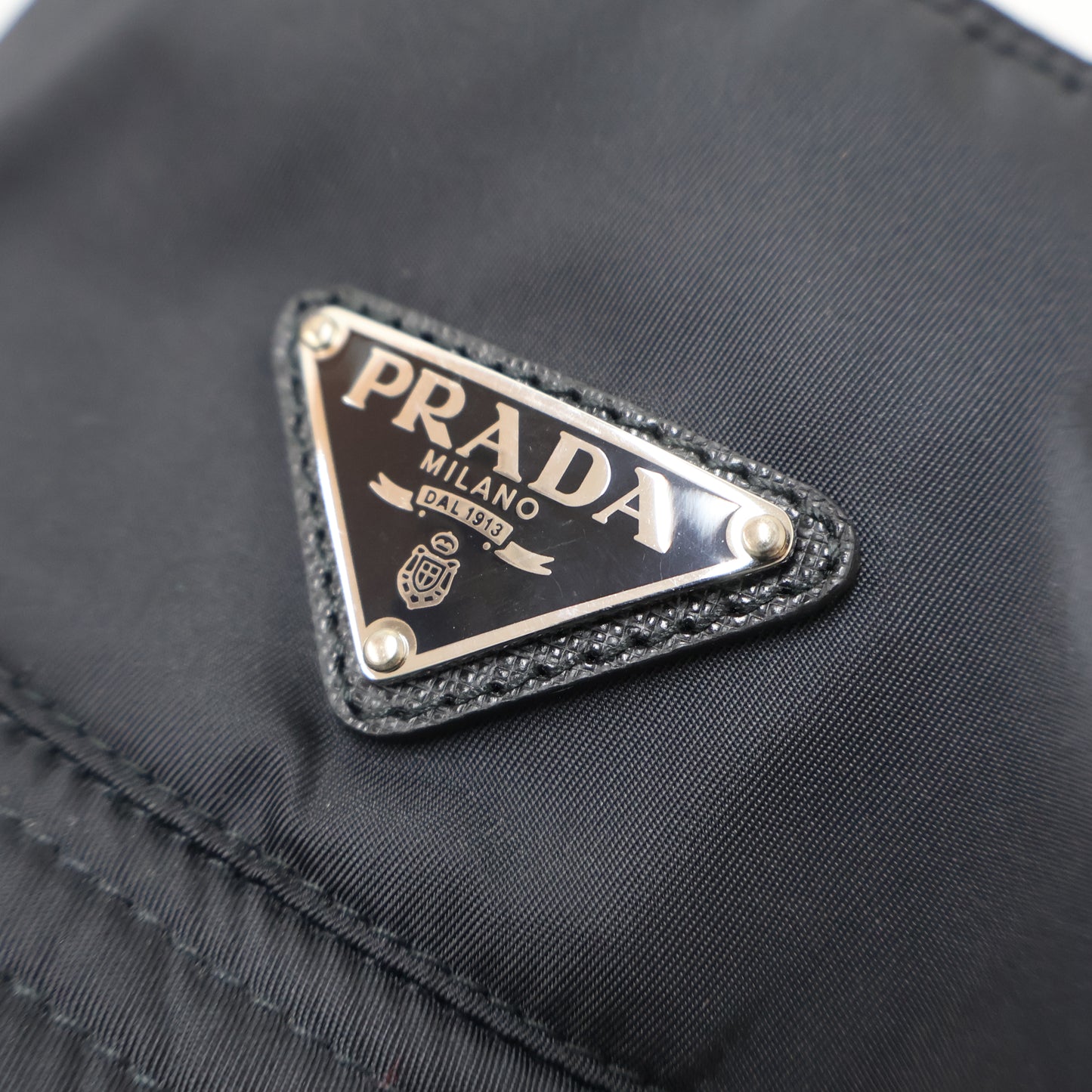 Prada Bucket Hat Nylon Black