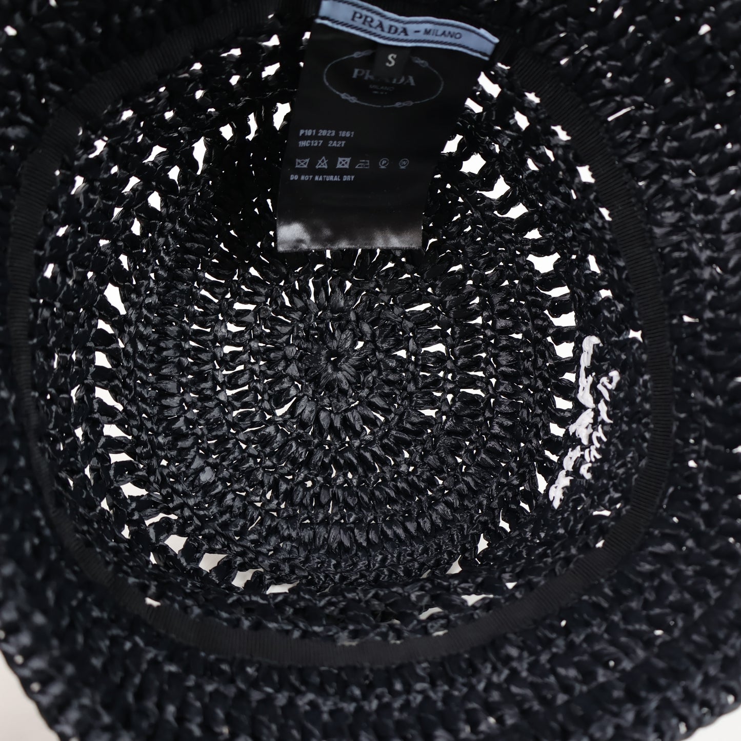 Prada Bucket Hat Raffia s