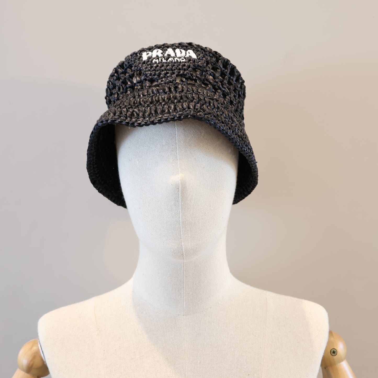 Prada Bucket Hat Raffia s