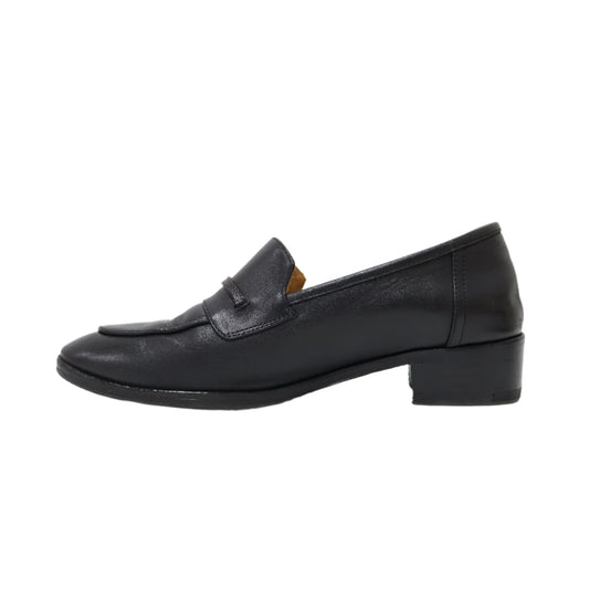 Gucci Loafers Leather Black 38