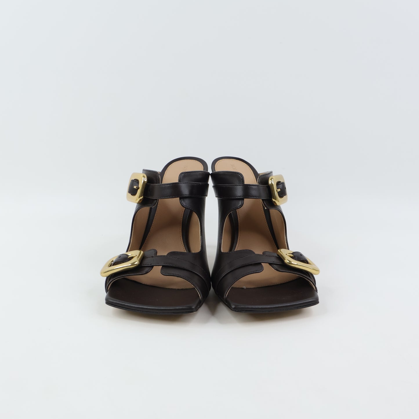 Bottega Veneta Stretch Buckle Mule Sandal 38