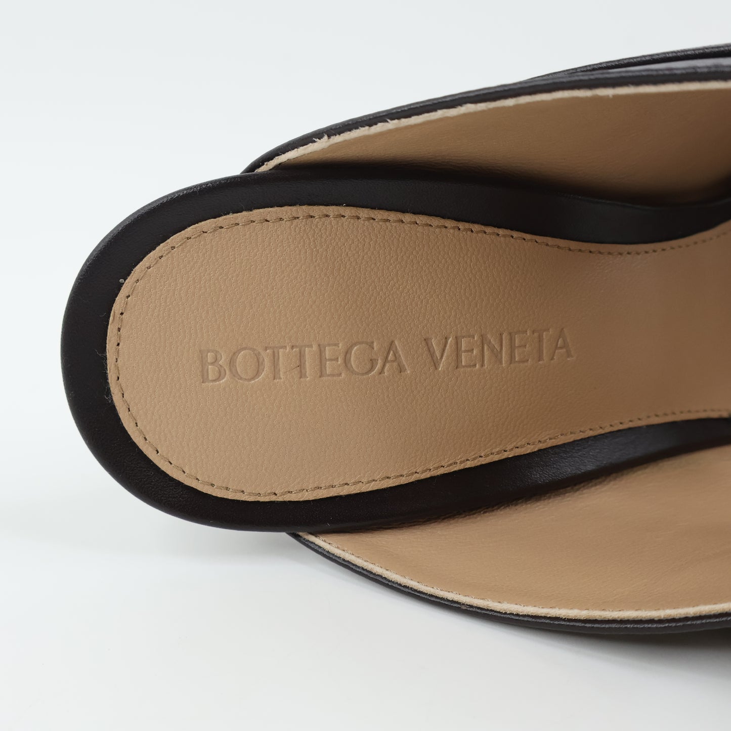 Bottega Veneta Stretch Buckle Mule Sandal 38