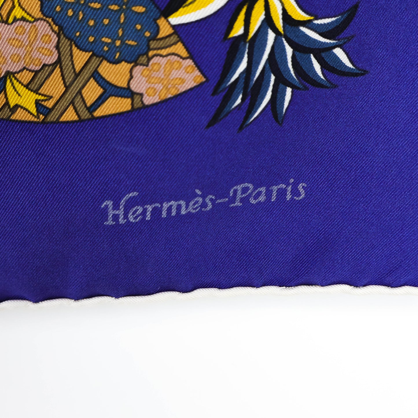 Hermes Scarf Silk 90x90 Fleurs Et Papilions