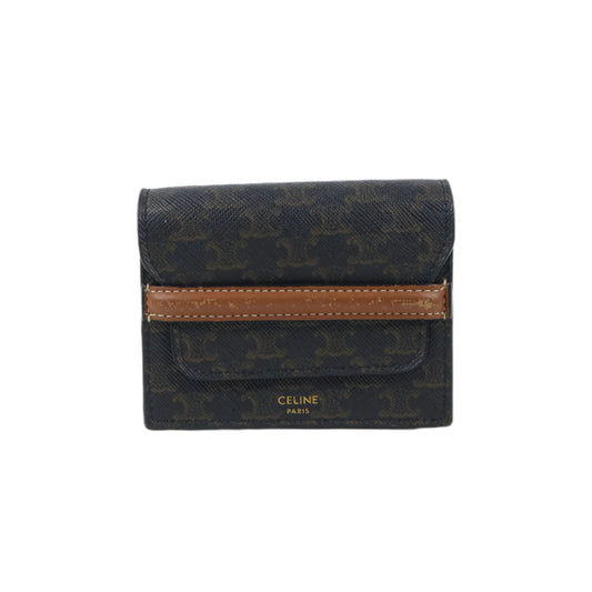 Celine Bussiness Card Holder Triomphe