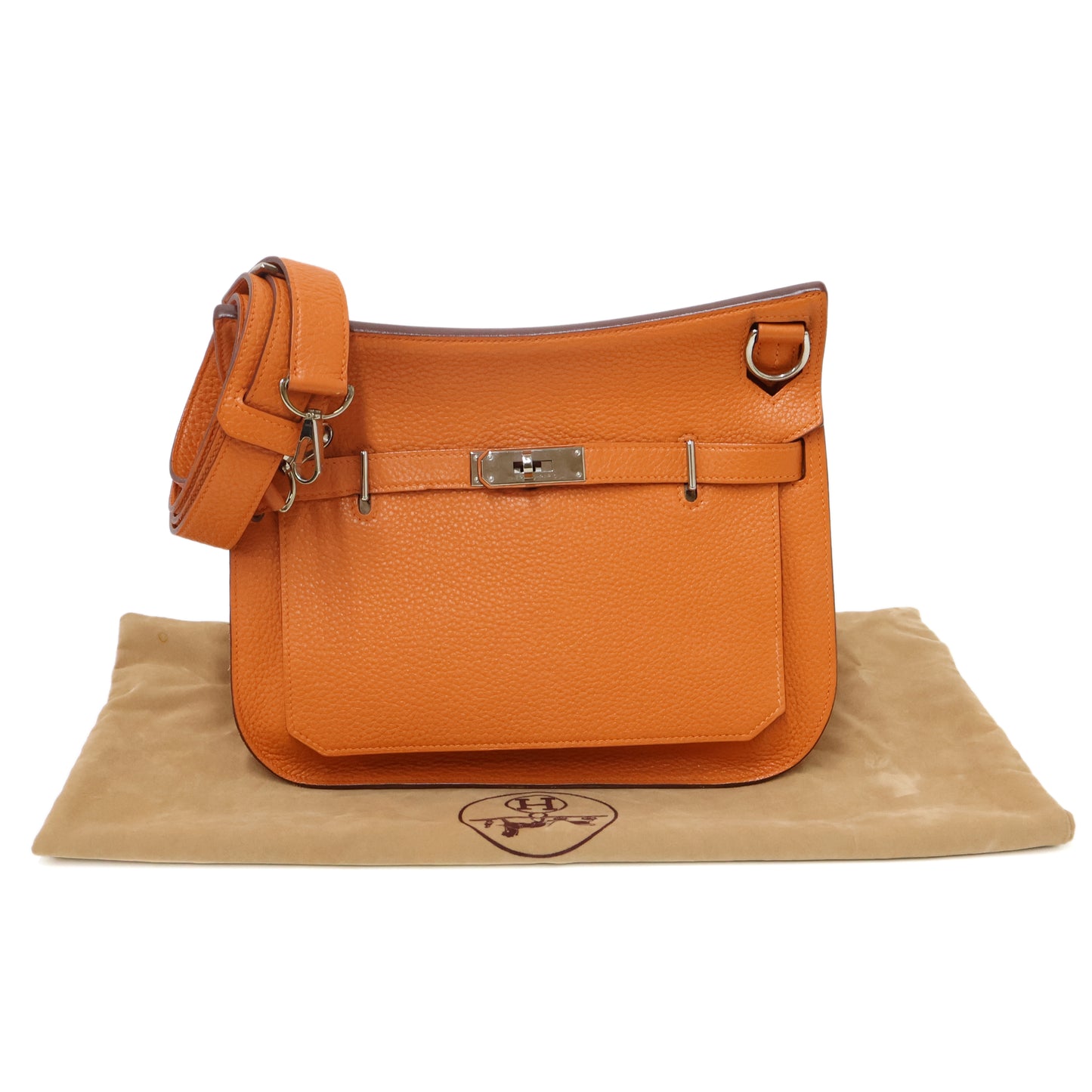 Hermes Clemencemes Jypsiere 28 Orange PHW