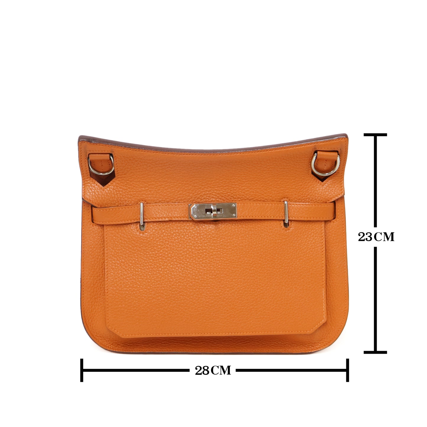 Hermes Clemencemes Jypsiere 28 Orange PHW